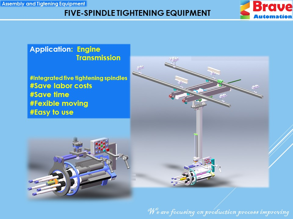 Custom industrial automation equipment and assembly machine